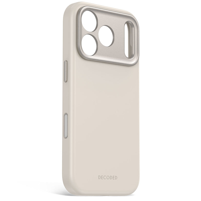 Coque MagSafe Silicone Antimicrobienne iPhone 18 Pro Max Pebble Grey