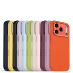 Coque MagSafe Silicone Antimicrobienne iPhone 18 Pro Max Pebble Grey