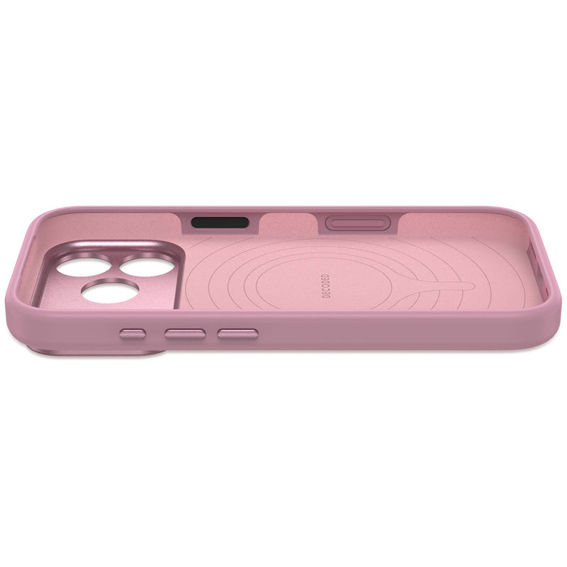 Coque MagSafe Silicone Antimicrobienne iPhone 18 Pro Max Rose Quartz