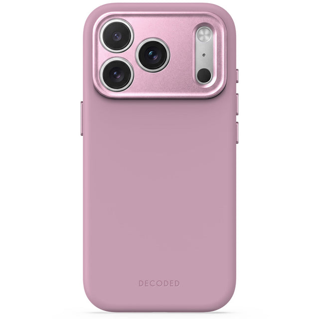 Coque MagSafe Silicone Antimicrobienne iPhone 18 Pro Max / 17 Pro Max Rose Quartz