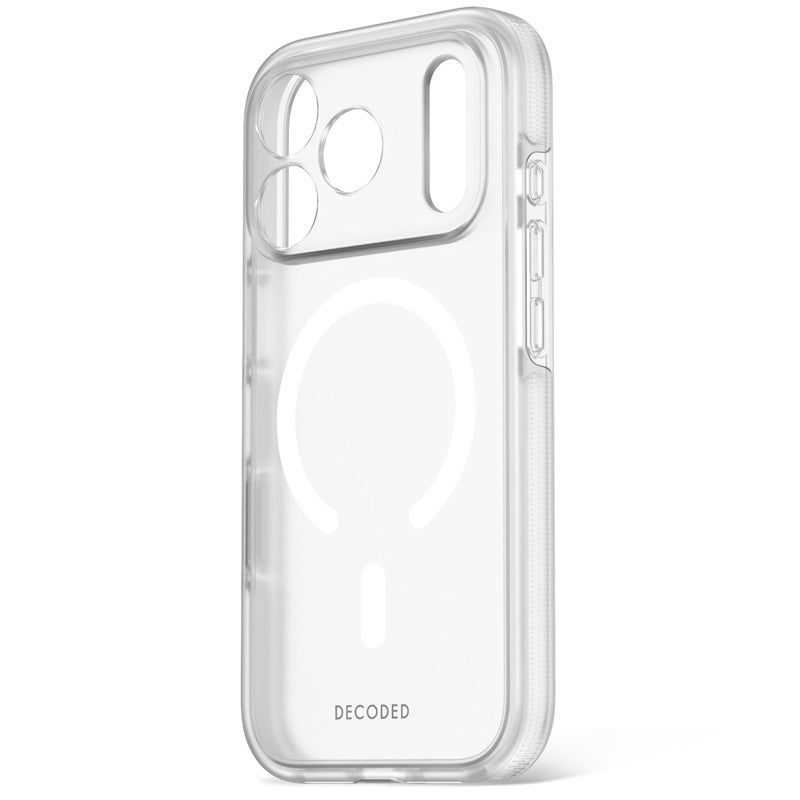 Coque transparente DropTec™ iPhone 18 Pro Max Frosted White