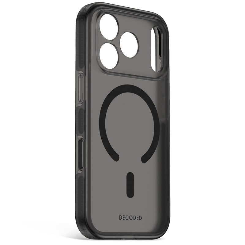 Coque transparente DropTec™ iPhone 18 Pro Max Frosted Black