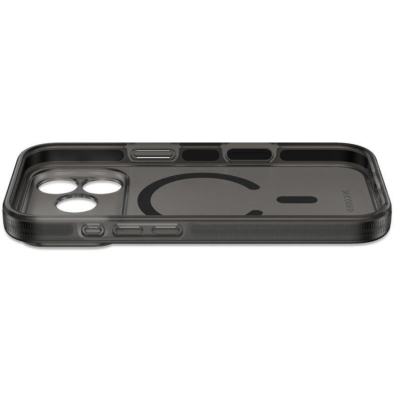 Coque transparente DropTec™ iPhone 18 Pro Max Frosted Black