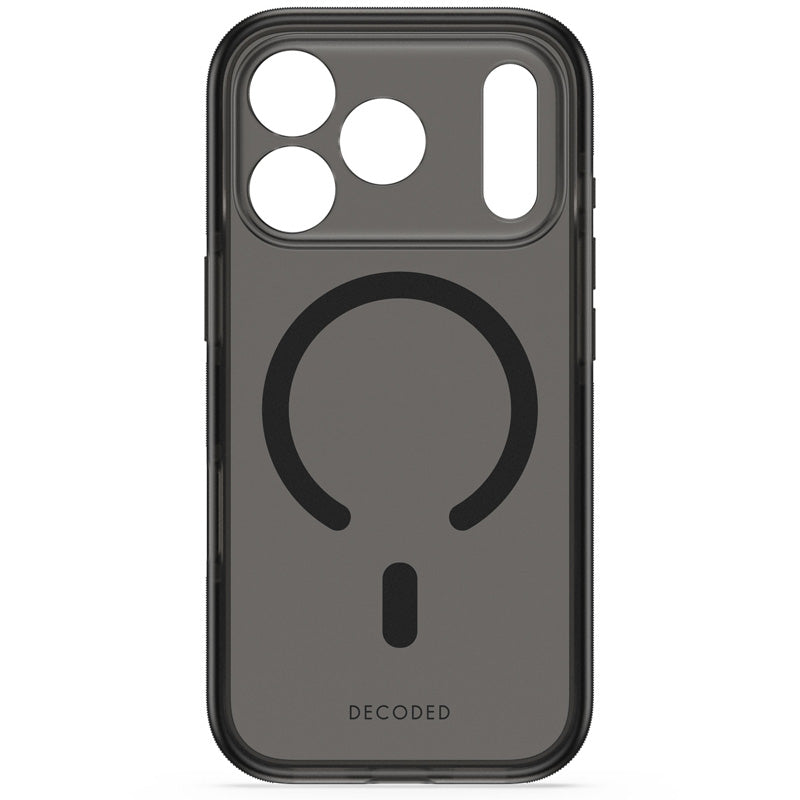 Coque transparente DropTec™ iPhone 18 Pro Max Frosted Black