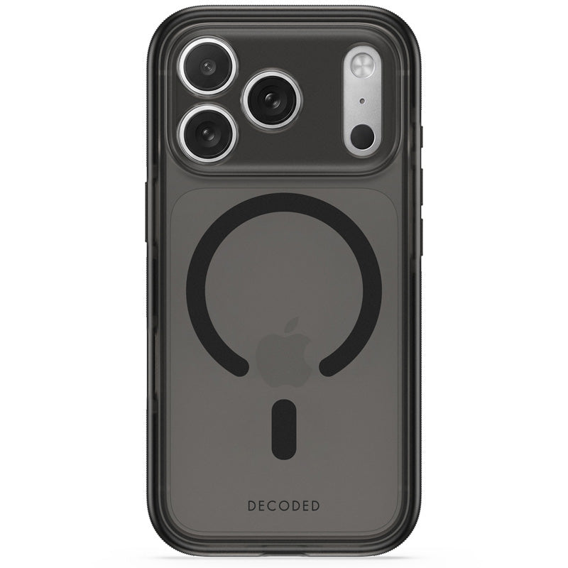 Coque transparente DropTec™ iPhone 18 Pro Max Frosted Black