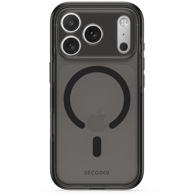 Coque transparente DropTec™ iPhone 18 Pro Max / 17 Pro Max Frosted Black