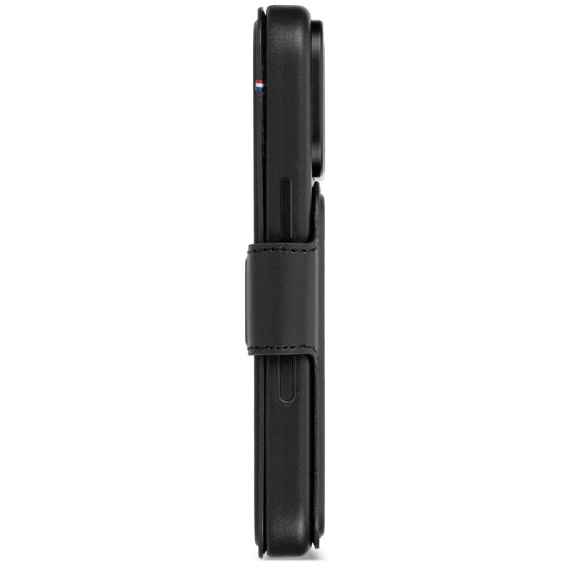 Folio detachable en cuir MagSafe iPhone 18 Pro Max Black
