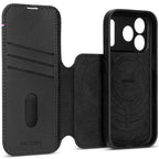 Folio detachable en cuir MagSafe iPhone 18 Pro Max Black
