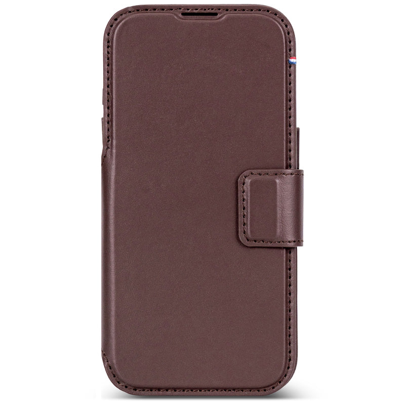 Folio detachable en cuir MagSafe iPhone 18 Pro Max Chocolate Brown