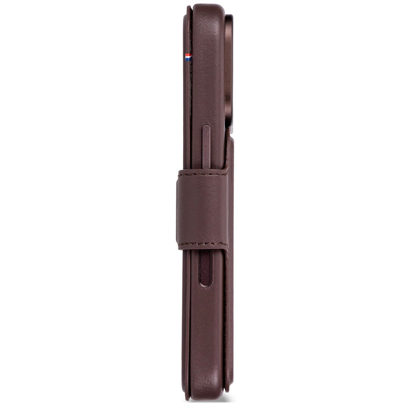 Folio detachable en cuir MagSafe iPhone 18 Pro Max Chocolate Brown