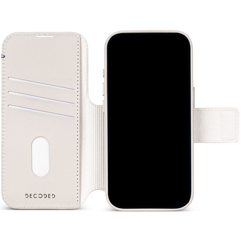 Folio detachable en cuir MagSafe iPhone 18 Pro Max Taupe
