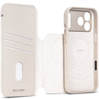 Folio detachable en cuir MagSafe iPhone 18 Pro Max Taupe