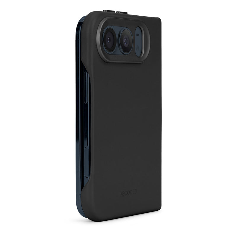 Coque en cuir MagSafe iPhone Duo Noir