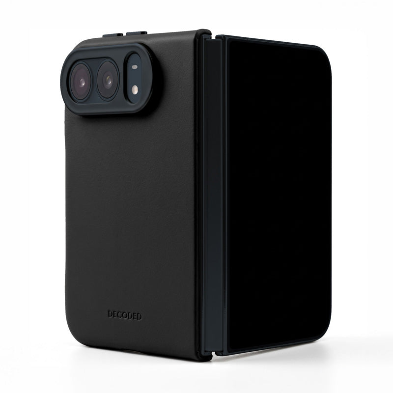 Coque en cuir MagSafe iPhone Duo Noir