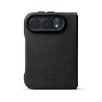 Coque en cuir MagSafe iPhone Duo Noir