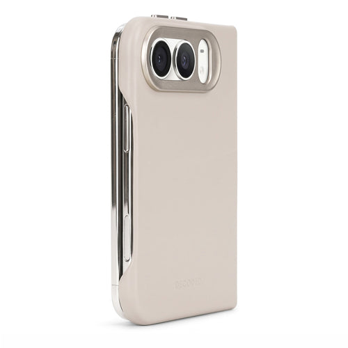Coque en cuir MagSafe iPhone Duo Solid Clay