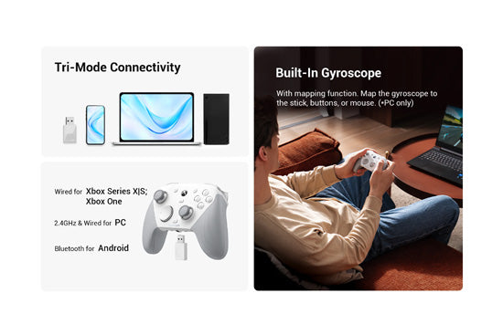 Gamesir G7 Pro Tri-mode Blanc mécanique