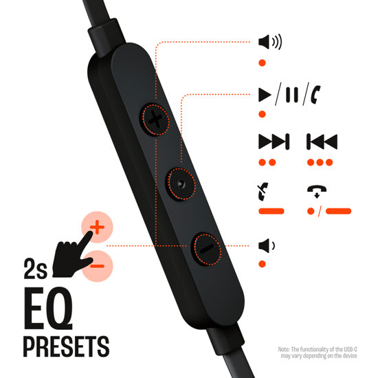 TUNE 305C USB-C Noir