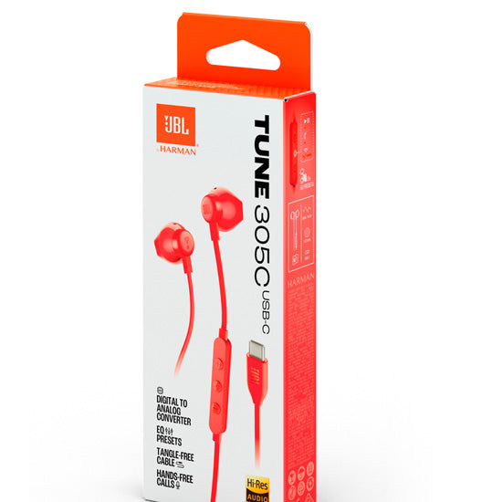 TUNE 305C USB-C Rouge