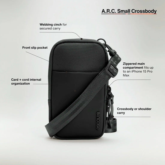 Sac bandoulière A.R.C. Noir