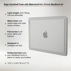 Hard Shell Edge MacBook Air 15 (M2/M3/M4/M5) Clear