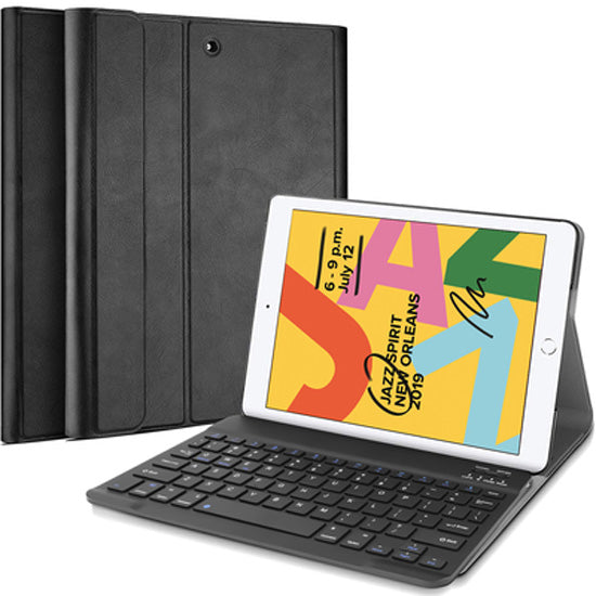 Folio clavier Premium Bluetooth AZERTY iPad 10.2 (2019/20/21 - 7/8/9e gen) Noir