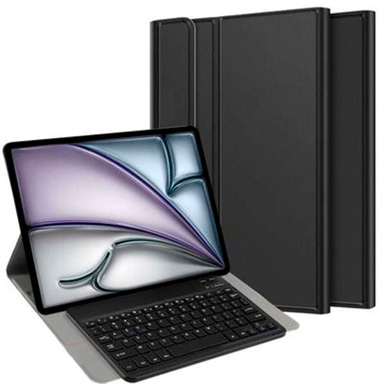 Folio clavier Bluetooth premium AZERTY iPad Air 13 (M2/M3/M4) Noir
