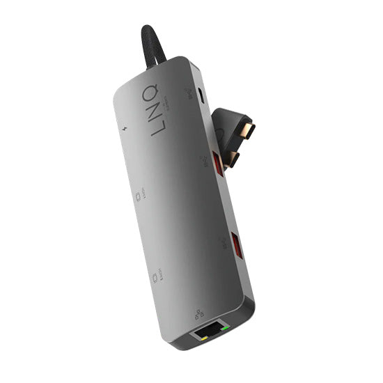 Multiports USB-C 7-en-1 GrisD2 Pro MST Gris