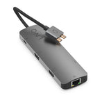 Multiports USB-C 7-en-1 GrisD2 Pro MST Gris
