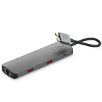 Multiports USB-C 7-en-1 GrisD2 Pro MST Gris