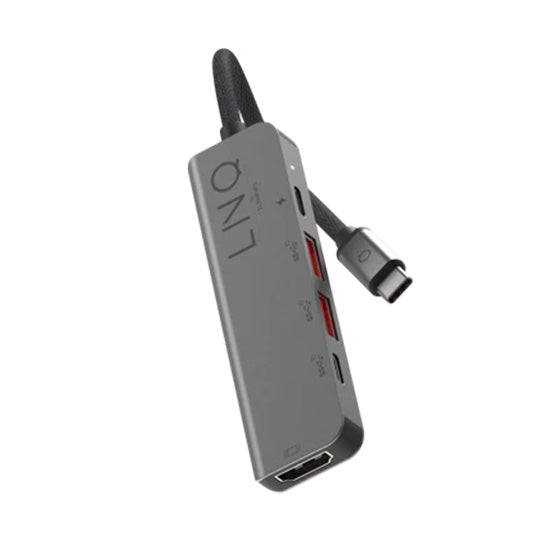 Multiports USB-C 5-en-1 Gris
