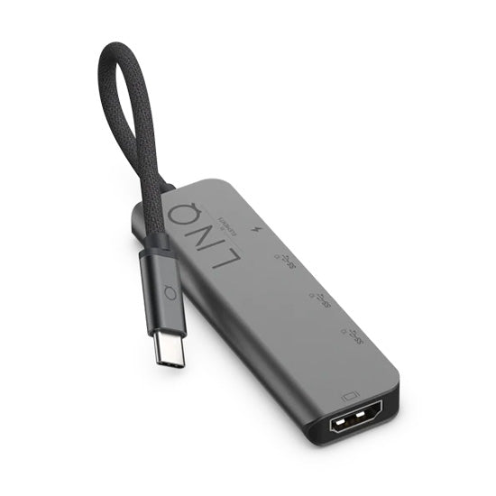 Multiports USB-C 5-en-1 Gris