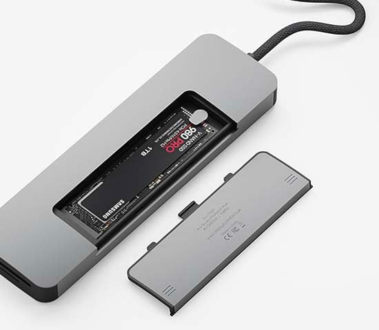 Hub multiport PRO 9-en-1 SSD USB-C