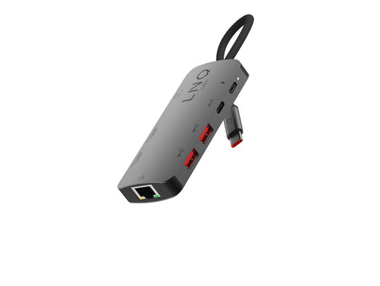 Hub USB C 8-en-1 10 Gbps PD HDMI 8K 2,5GbE