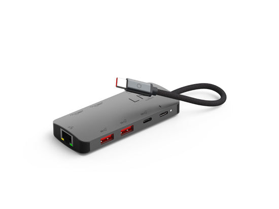 Hub USB C 8-en-1 10 Gbps PD HDMI 8K 2,5GbE