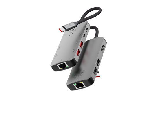 Hub USB C 8-en-1 10 Gbps PD HDMI 8K 2,5GbE