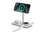Support de charge sans fil 3-en-1 Qi2 Blanc