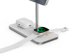 Support de charge sans fil 3-en-1 Qi2 Blanc