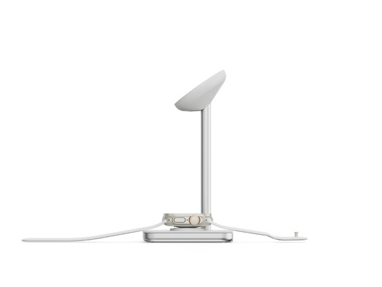 Support de charge sans fil 3-en-1 Qi2 Blanc
