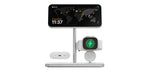Support de charge sans fil 3-en-1 Qi2 Blanc