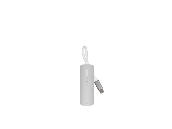 Hub multiport USB-C HDMI 3-en-1 140W Gris/Blanc