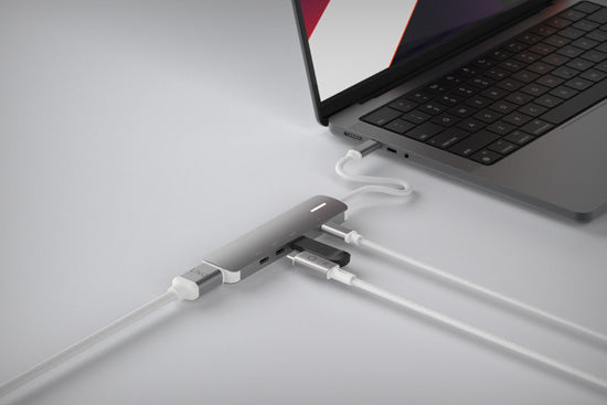 Hub multiport PRO USB-C 5-en-1 140W Gris/Blanc