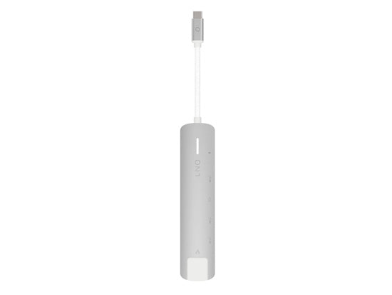 Hub multiport PRO USB-C 6-en-1 140W Gris/Blanc