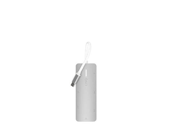 Hub multiport PRO USB-C 8-en-1 140W Gris/Blanc