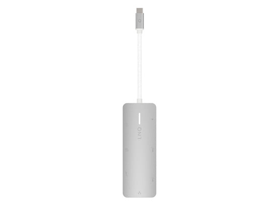 Hub multiport PRO USB-C 8-en-1 140W Gris/Blanc