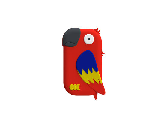 Money Walkie Perroquet Rouge