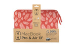 Housse MacBook Pro/Air 13 Basics ²Life Botanic Rouge