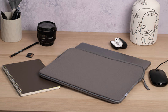 Housse MacBook Pro 14 Basics ²Life Gris/Blanc