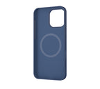 Coque silicone MagSafe iPhone 16 Pro Max Bleu