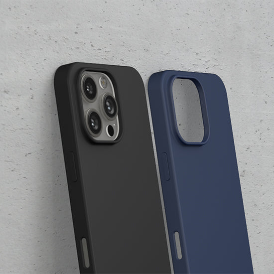 Coque silicone MagSafe iPhone 16 Pro Max Bleu